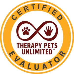 Therapy Pets Unlimited Evaluator badge